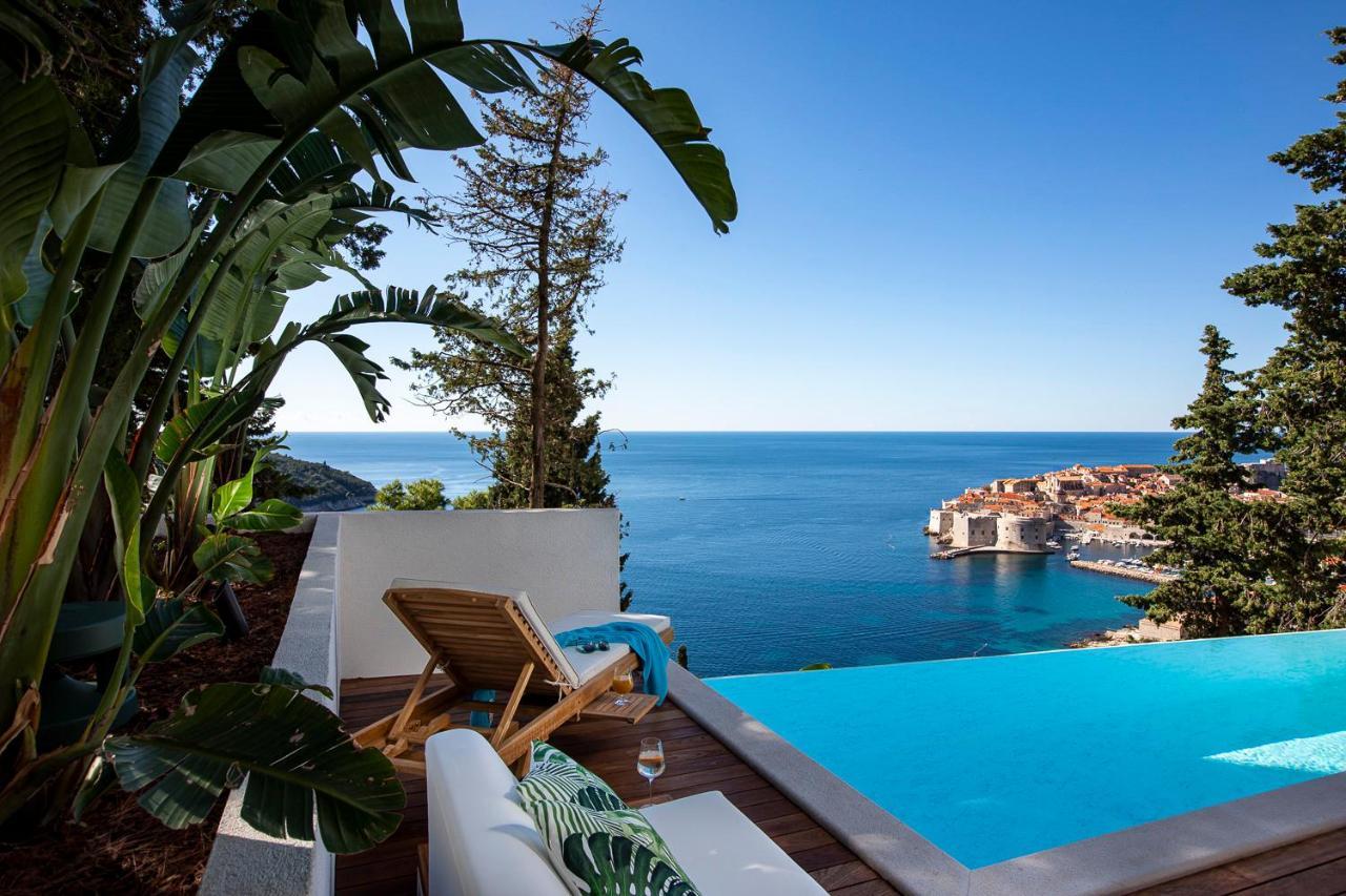 Villa T Dubrovnik - Wellness And Spa Luxury Villa With Spectacular Old Town View Luaran gambar