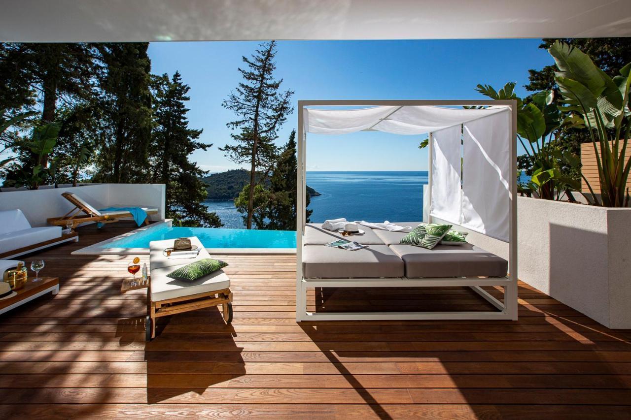 Villa T Dubrovnik - Wellness And Spa Luxury Villa With Spectacular Old Town View Luaran gambar