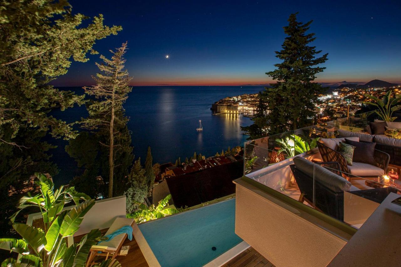 Villa T Dubrovnik - Wellness And Spa Luxury Villa With Spectacular Old Town View Luaran gambar